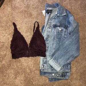 Maroon Bralette